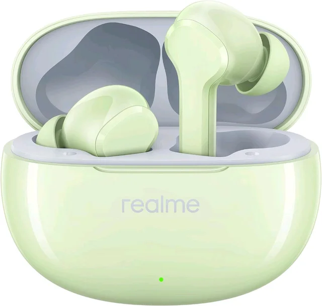 realme Buds T110 with Ai Enc for Calls, Upto 38 Hours of Playback and Fast Charging Bluetooth in Ear Headset (Country Green, True Wireless)