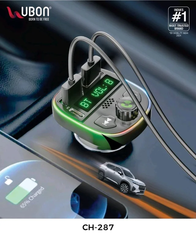 Ubon CH-287 FM Modulator and Car Charger