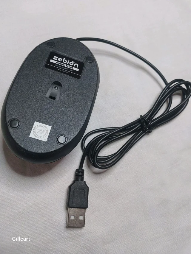 Zebion Elfin Agile Optical Mouse - Black