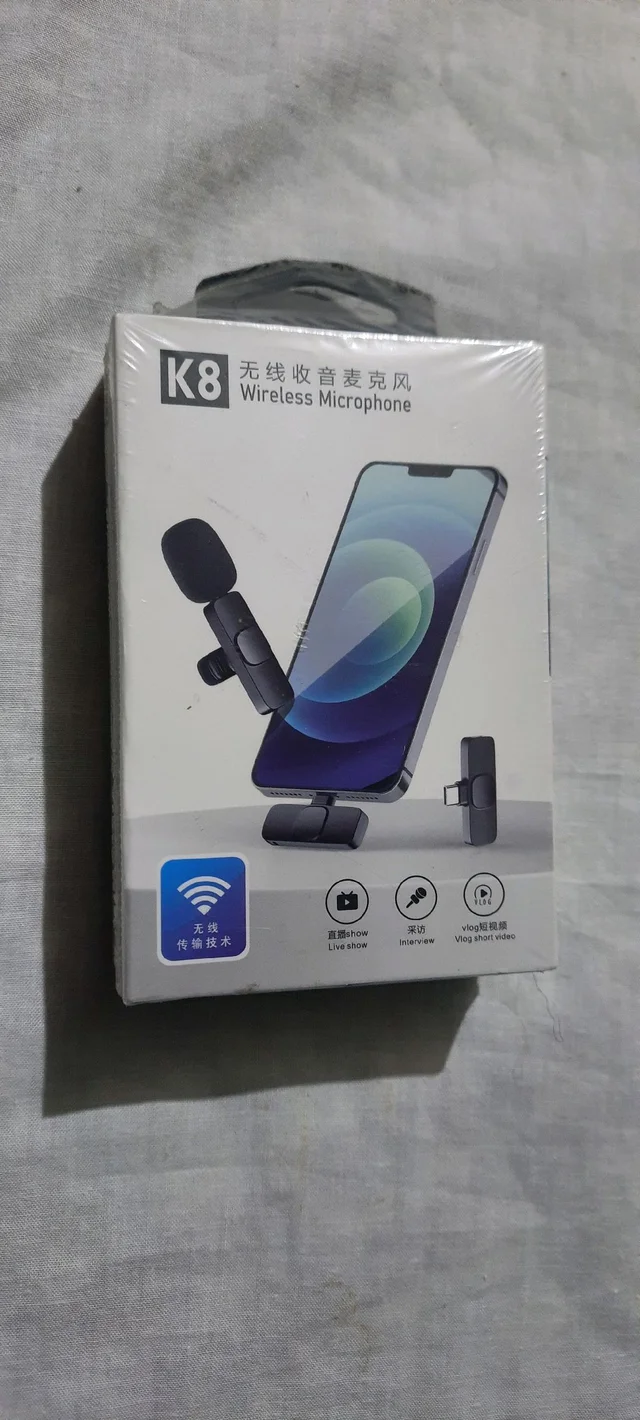 K8 Wireless Microphone - Black
