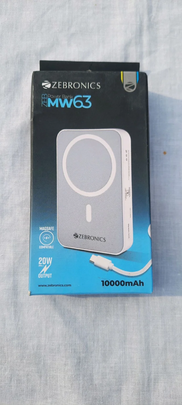 Zebronics Zeb MW63 Wireless Powerbank