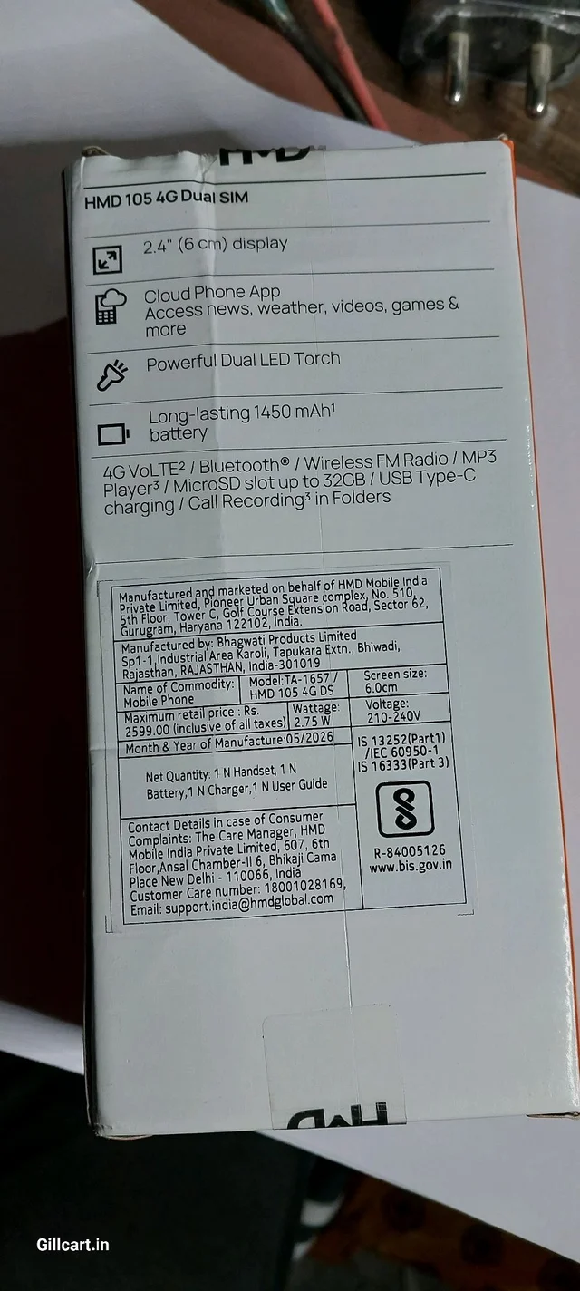 HMD 105 4G Dual Sim