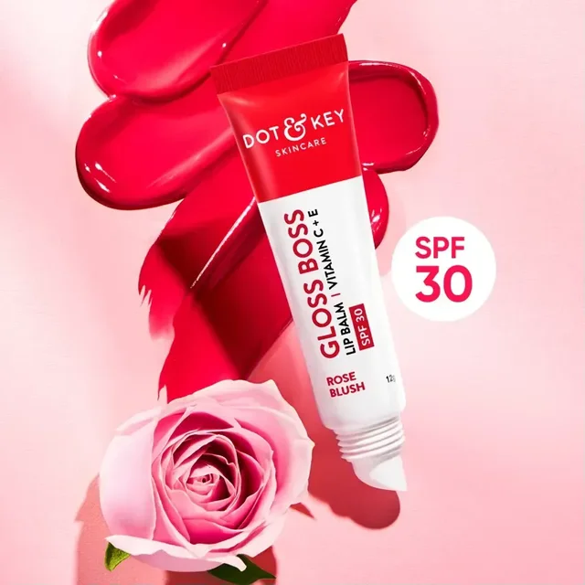 Dot & Key SPF 30 Tinted Lip Balm (Rose Blush - Medium Tinted)