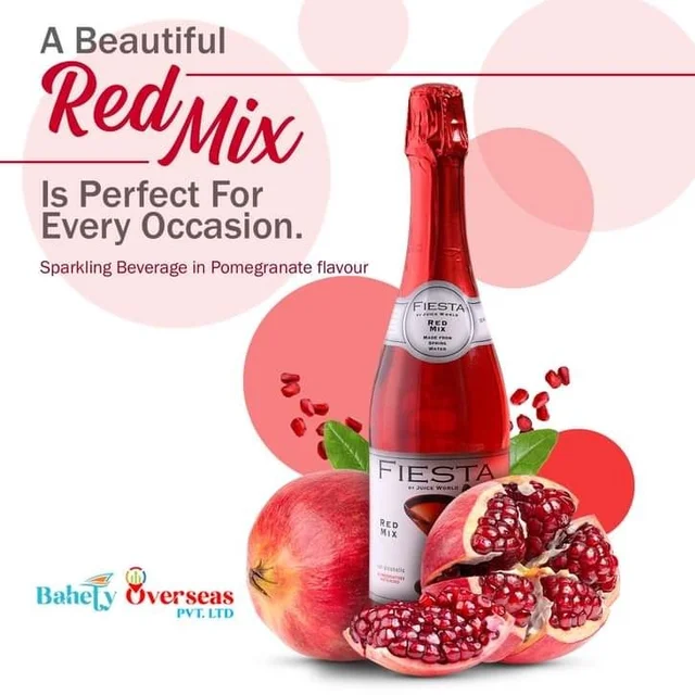 Sparkling Red Drink - Pomegranate Flavoured