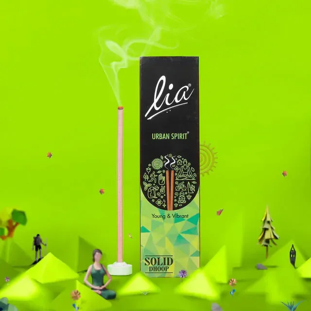 Lia Young & Vibrant Solid Dhoop - 24N