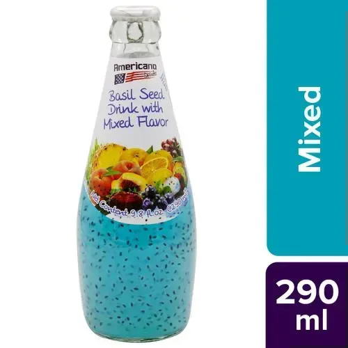 Americano Basil Seeds Drink - Mix Fruit