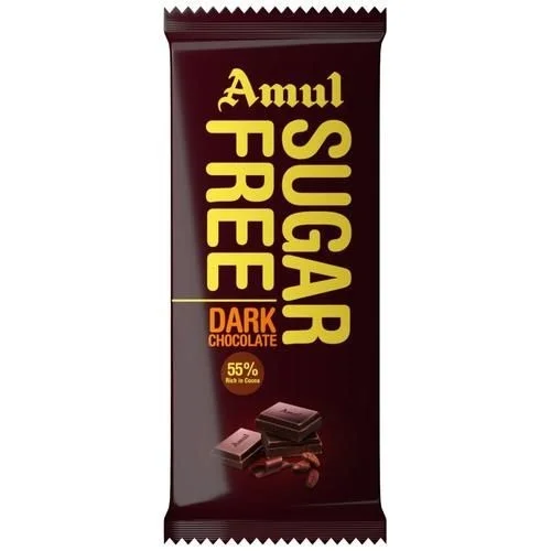 Amul Sugar Free - Dark Chocolate Small Bar - 35 g