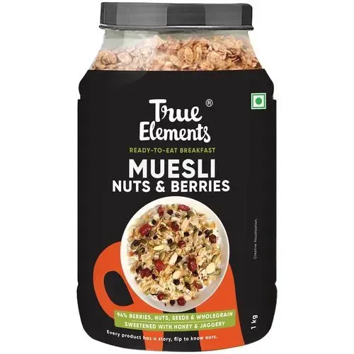 True Elements Nuts & Berries - Muesli - 1 kg