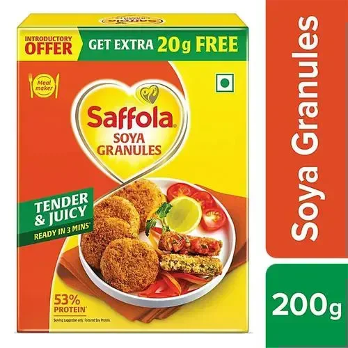 Saffola Soya Chunks Tender And Juicy - 200 g