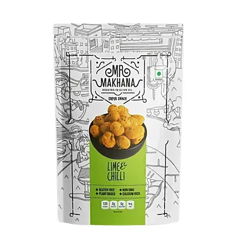 Mr Makhana Lime & Chilli Flavoured Makhana