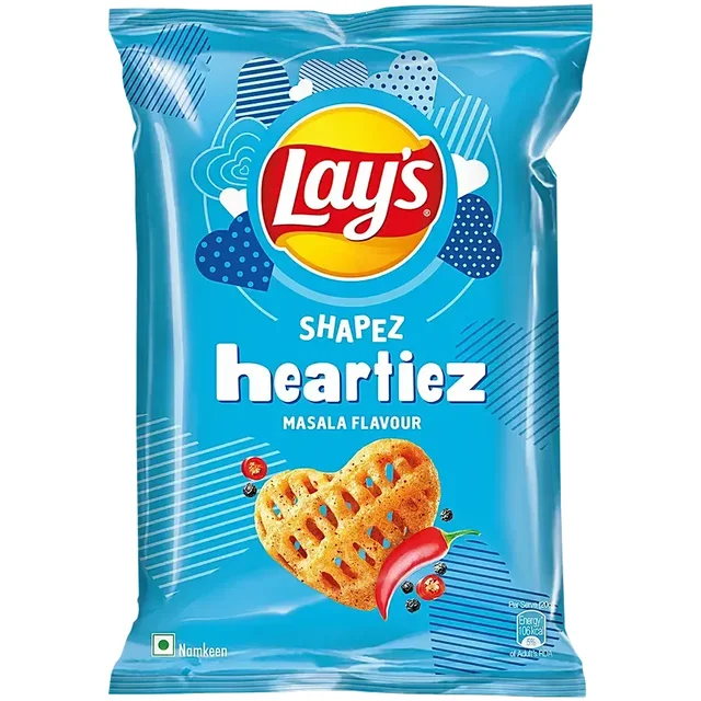 Lays - Shapez Hearties - Masala Flavour - 47 g