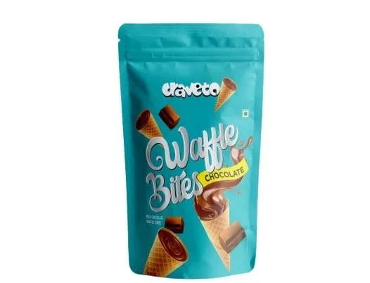 Craveto Chocolate Flavoured Waffle Bites - 140 g
