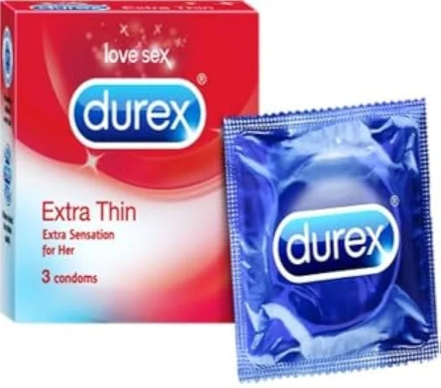 Durex Extra Thin - Extra Sensation Condoms - 3 units