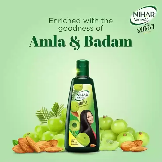 Nihar Naturals Shanti Amla - Hair Oil - 175 ml
