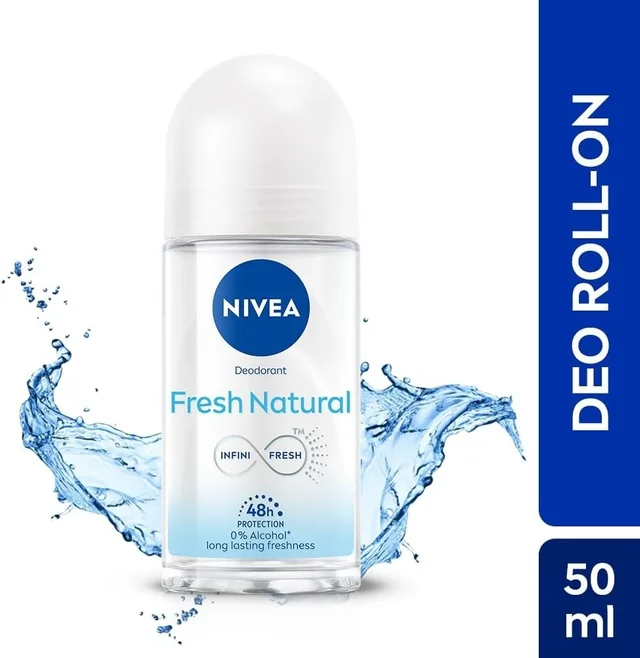 Nivea Fresh Natural Roll On Deodorant - 50ml