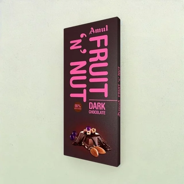Amul Fruit N Nut - 55% Dark Chocolate - 150 g