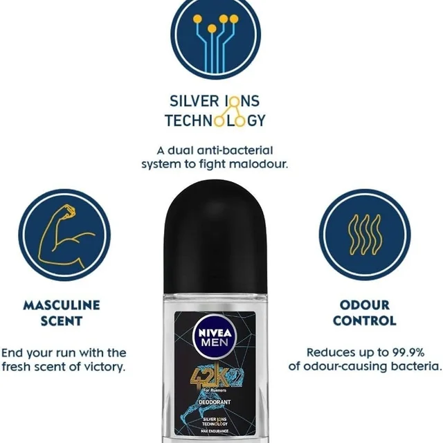 Nivea Men 42k2 Roll On Deodorant - 50ml