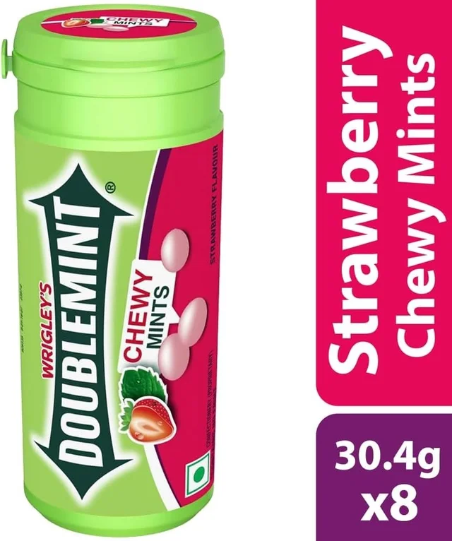 Doublemint Strawberry Flavour - Chewy Mint - 30.4 g
