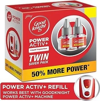 goodknight Power Activ+ (2 Refills Pack) - 45 ml x 2