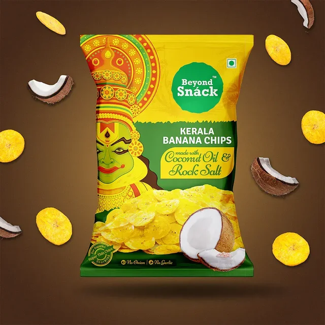 Beyond Snacks Banana Chips In Coconut Oil & Rock Salt