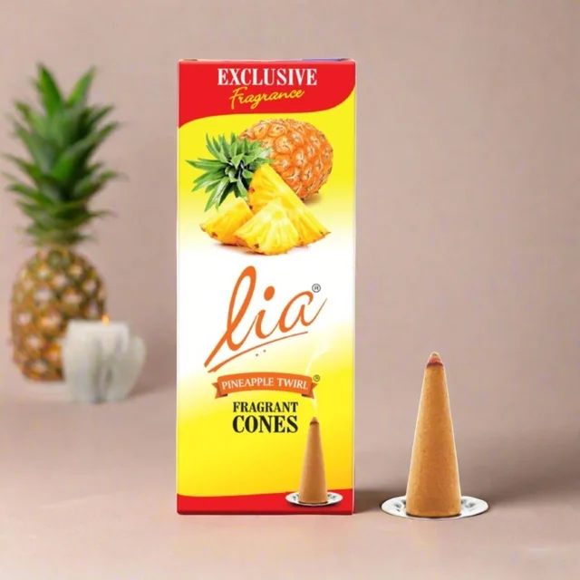 Lia Pineapple Twirl Fragrant Cones - 32N
