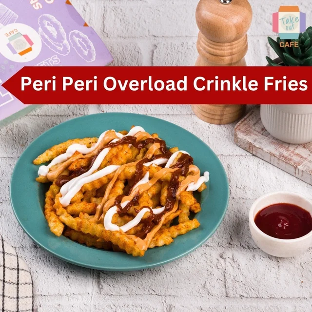 Peri Peri Overloaded Crinkle Fries