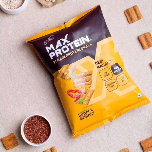 Max Protein Desi Masala Grain Chips