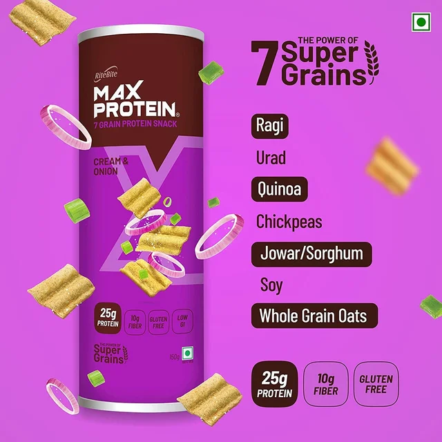 Cream N Onion Grain Chips Cannisters