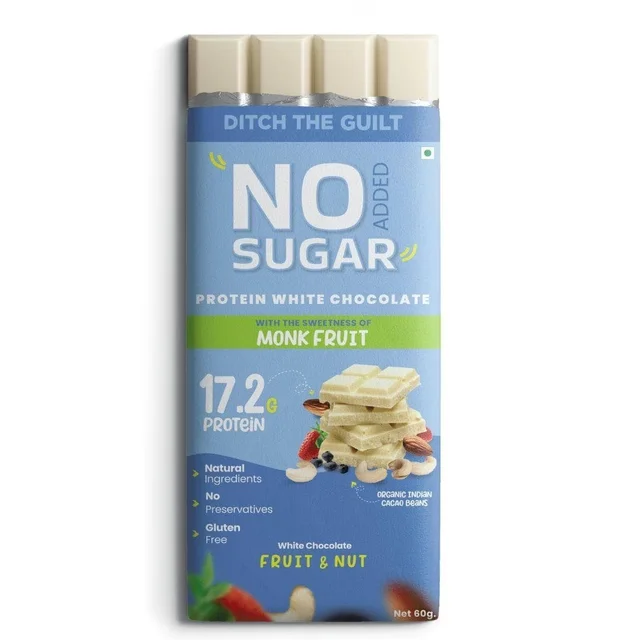 Ditch The Guilt Fruit & Nuts - 17.2G Protein - White Chocolate - 60 g
