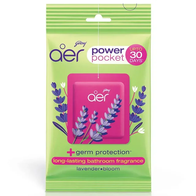 Godrej Aer Power Pocket - Lavender Floral Room Freshener - 10 g
