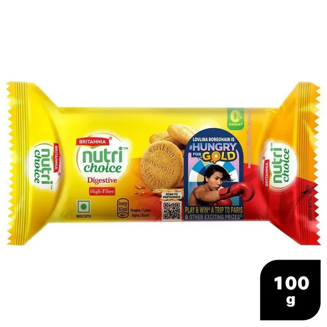 Brittania Nutricchoice Digestive High Fibre Biscuit - 100 g
