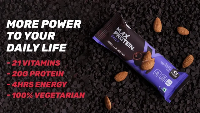 Max Protein Daily Choco Almond Protein Bar