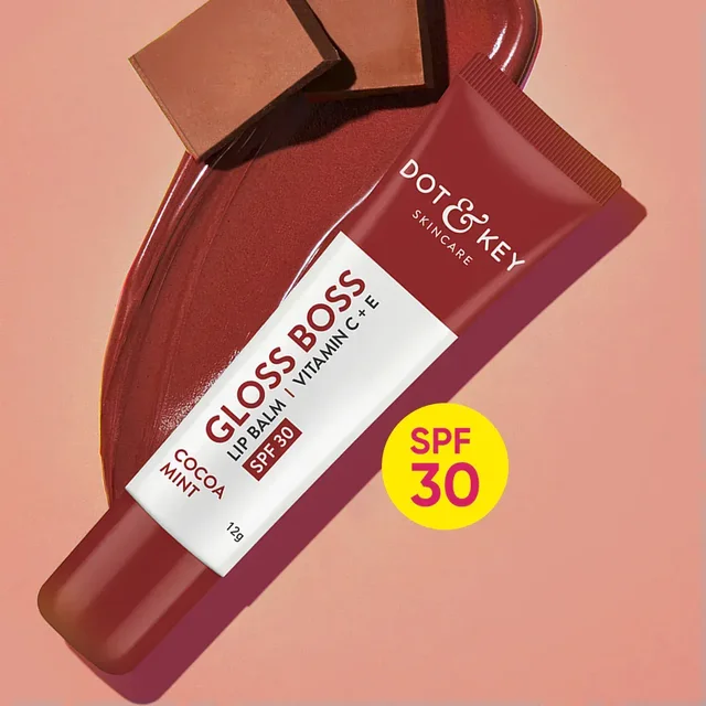 Dot & Key SPF 30 Tinted Lip Balm (Cocoa Mint - Low Tinted)
