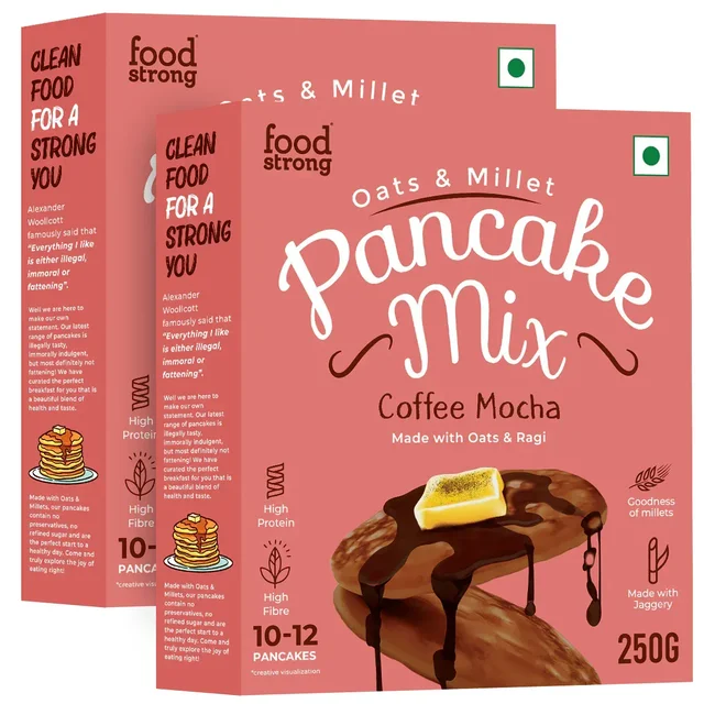 Food Strong Pancake Mix Coffee Mocha - 250g