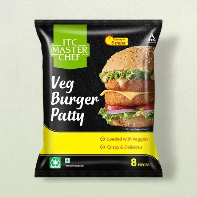 ITC Master Chef Veg Burger Patty (8Pc) - 430gm