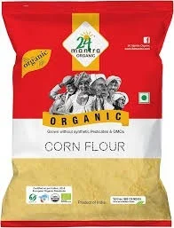 24 mantra Organic Whole Corn Flour - 500 g