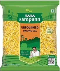 Tata Sampann Unpolished Yellow Moong Dal (Dhuli) - 500 g