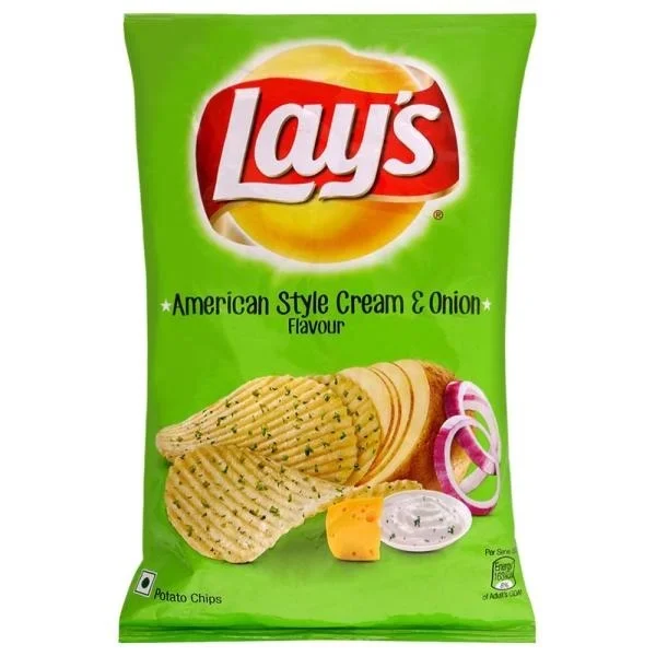 Lays American Style Onion & Cream Chips - 90gm