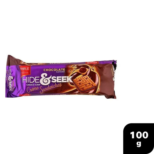 Parle Hide & Seek Chocolate Creme Sandwich Biscuit - 100 gm