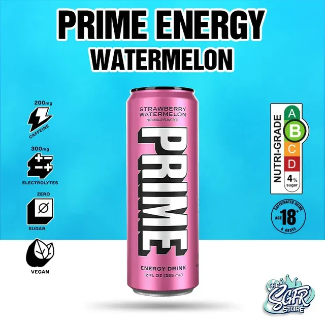 Prime Strawberry Watermelon Can - 330ml