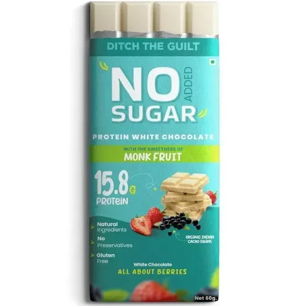 Ditch The Guilt All About Berries - 15.8G Protein - White Chocolate - 60 g