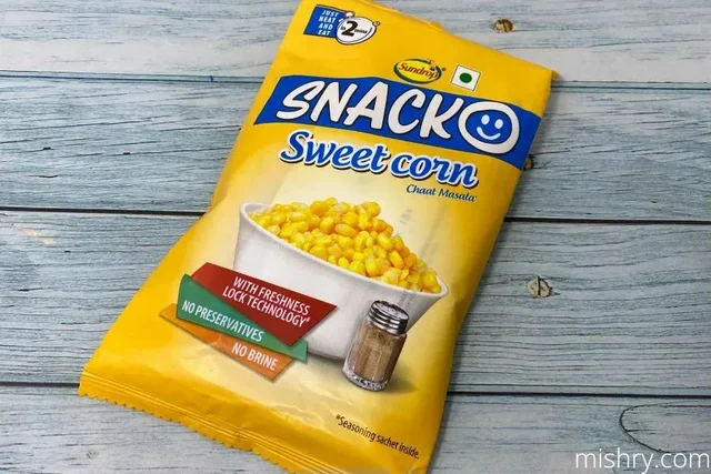 Act 2 Snacko Chaat Masala - Sweet Corn - 103 g