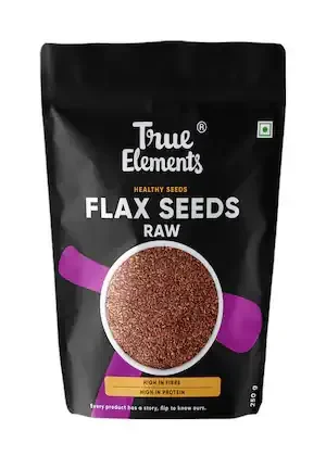 True Elements Flax Seeds Raw - 125 gm