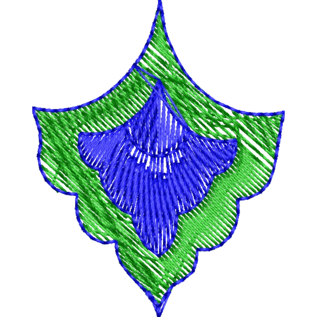 Blouse Design No :MSM - 452 - Simple Border, U Shape