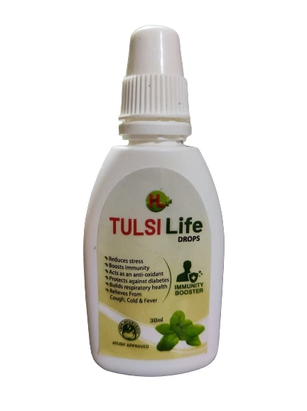 Tulsi Life Drop, ( Five Type of Tulsi & W.H.O Certified, C.M.A.R.C Approved) - 30ml