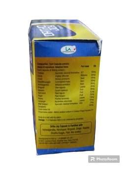 Ortho Joy Capsules ( Set On 2 Pots) Maha Discount Offer - Gold, 2 × 60 Pieces Capsules