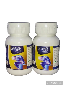 Ortho Joy Capsules ( Set On 2 Pots) Maha Discount Offer - Gold, 2 × 60 Pieces Capsules