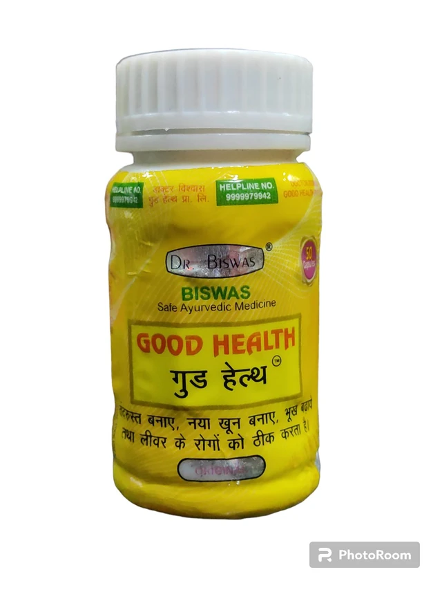 Dr Biswas Good Health Capsule Original - Yellow, 50pieces