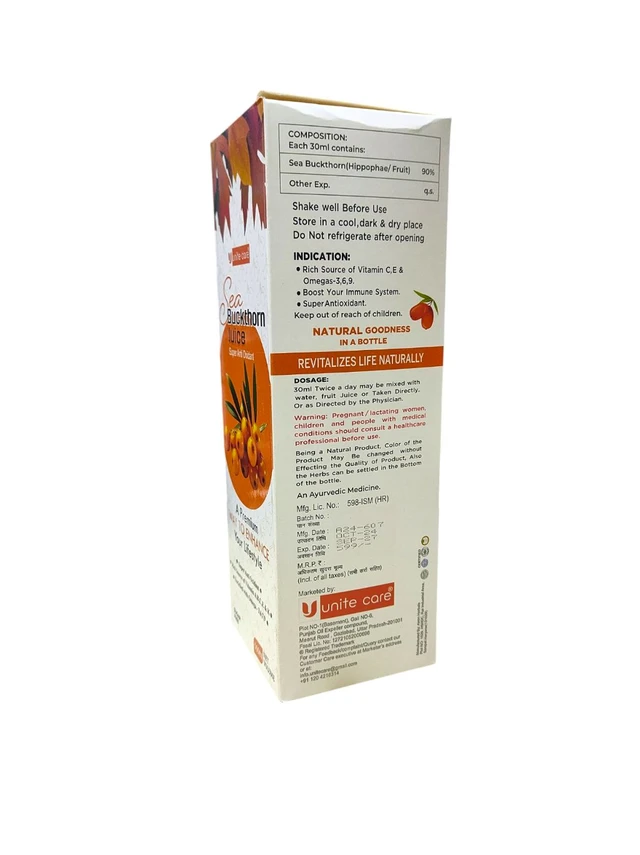 Sea Buckthorn Juice 500ml - 500ml, Independence Day Special Offer
