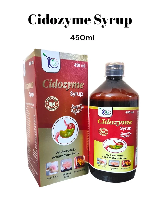 Cidozyme Syrup - 450ml, Liquid & Sugar free